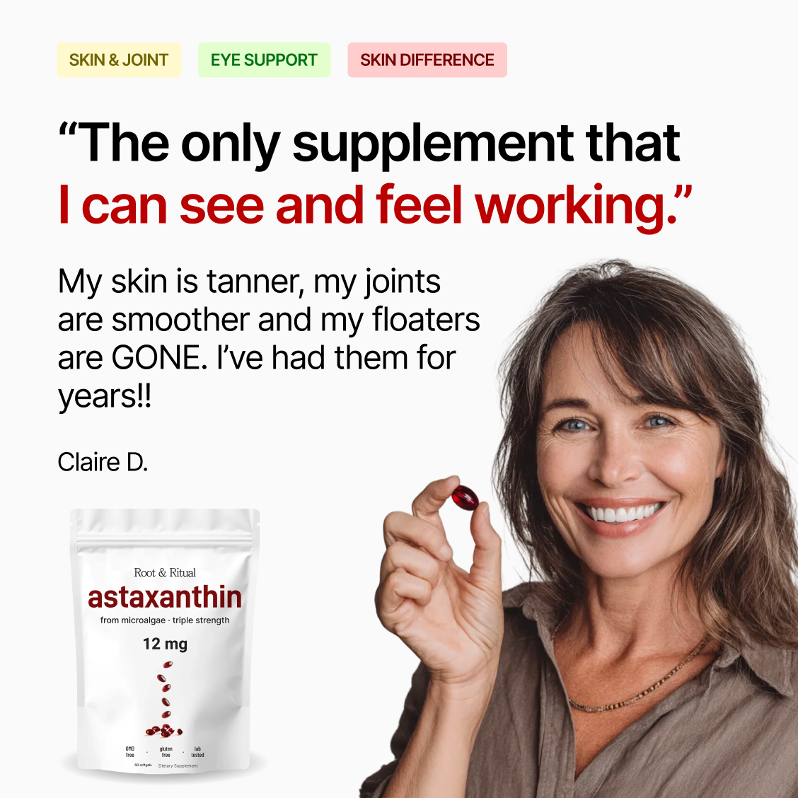 Astaxanthin Softgels - Eye & Joint Support