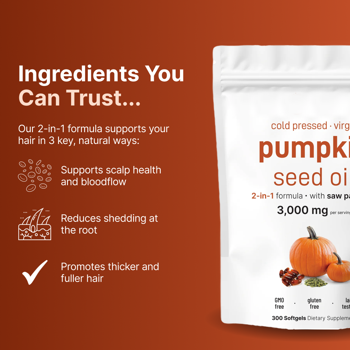 Pumpkin Seed Oil Softgels